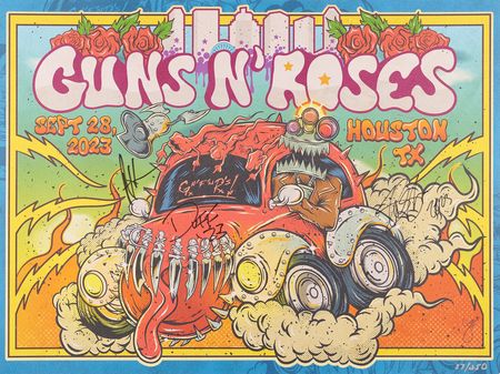 Lot #7419 Guns n' Roses Signed 2023 Houston