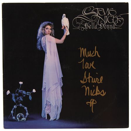 Lot #7428 Stevie Nicks Signed Album - Bella Donna