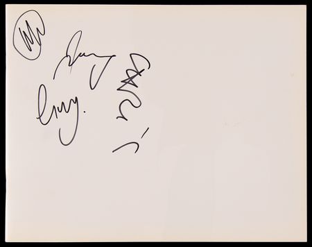 Lot #7471 Coldplay Signed 2002-2003 'A Rush of