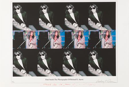 Lot #7406 Patti Smith Signed Photographic Print by