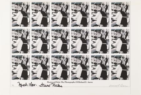 Lot #7349 Fleetwood Mac: Stevie Nicks Signed Photographic Print by Richard E. Aaron (Ltd. Ed. #6/6) - Image 1