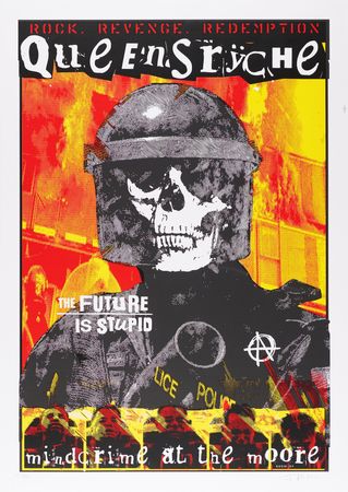 Lot #7431 Queensryche Giclee Print by Frank Kozik