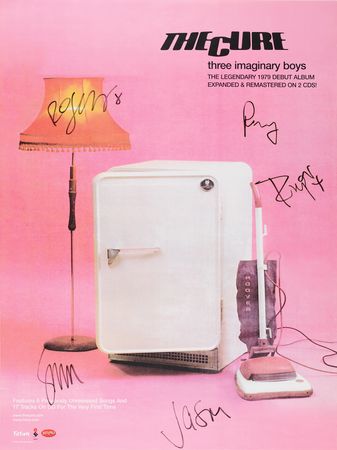 Lot #7417 The Cure Signed 'Three Imaginary Boys'