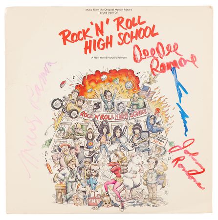 Lot #7385 Ramones Signed Album - Rock 'n' Roll