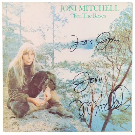 Lot #7275 Joni Mitchell Signed Album - For the