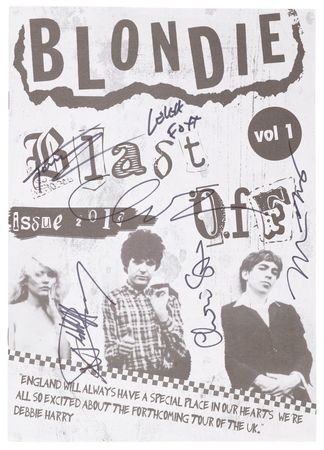 Lot #7328 Blondie Signed 2013 Tour Program
