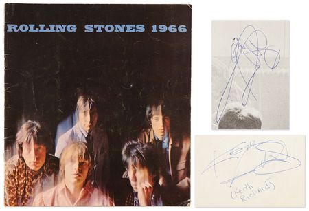 Lot #7130 Keth Richards, Brian Jones, and Ian