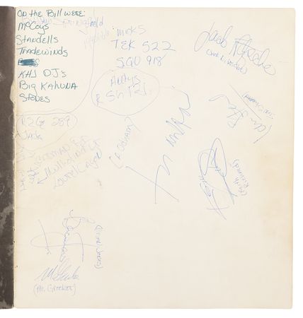 Lot #7130 Keth Richards, Brian Jones, and Ian Stewart Signed 1966 Rolling Stones Tour Program - Image 4
