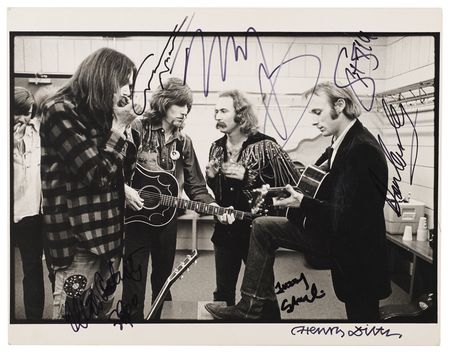 Lot #7343 Crosby, Stills, Nash, and Young