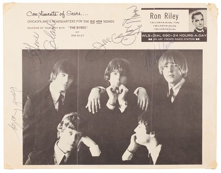 Lot #7262 The Byrds Signed Photograph