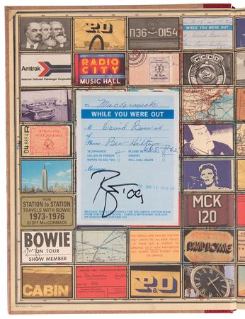 Lot #7329 David Bowie Signed Book - From Station to Station (Ltd. Ed. #709/2000) - Image 3