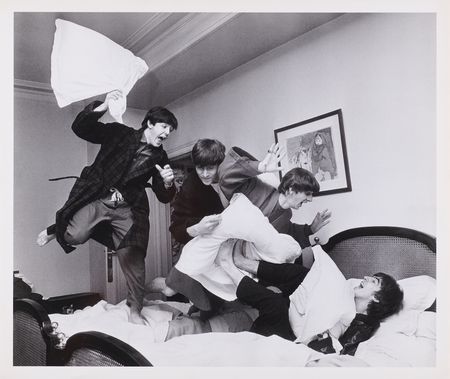 Lot #7063 Beatles Oversized Photograph by Harry Benson - Image 1