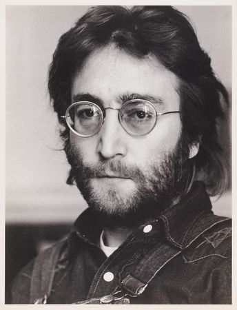Lot #7023 John Lennon Oversized Photograph by