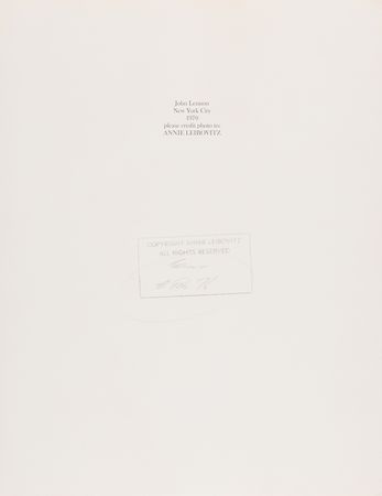 Lot #7023 John Lennon Oversized Photograph by Annie Leibovitz - Rolling Stone Magazine Portrait Cover - Image 2