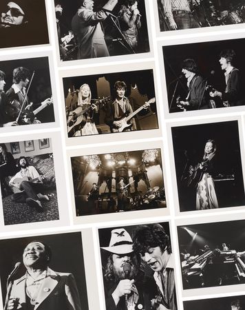 Lot #7360 The Last Waltz: Collection of (16) Vintage Photographs of The Band and Guest Performers - Image 1