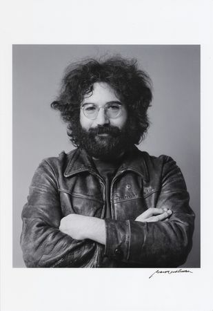 Lot #7175 Jerry Garcia Oversized Photograph by