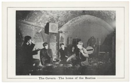 Lot #7058 Beatles 1963 Cavern Club Promotional Card - Image 1