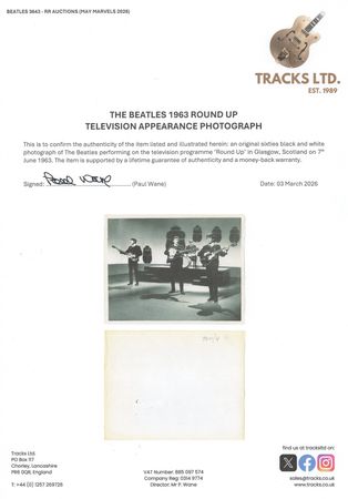 Lot #7054 Beatles Vintage 1963 'RoundUp' Photograph (Glasgow) - Image 2