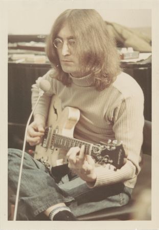 Lot #7075 John Lennon Vintage Candid Photograph by Linda McCartney (1969) - Image 1