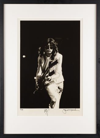Lot #7225 Led Zeppelin Signed Photographic Print