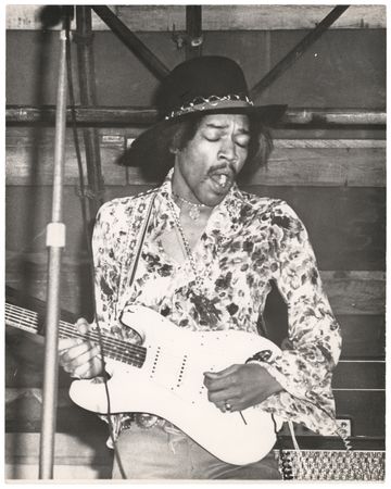 Lot #7109 Jimi Hendrix Vintage 'Woburn Music