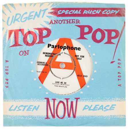 Lot #7011 Beatles 45 RPM 'Demonstration Record' Single for 'Love Me Do / P.S. I Love You,' with 'McArtney' Misspelling - Image 4