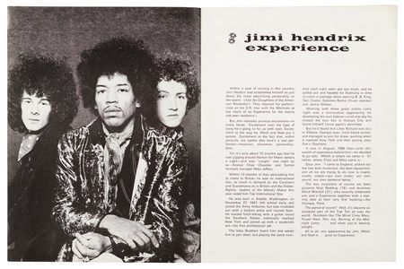 Lot #7101 Jimi Hendrix Signed 1967 Program for the Experience and Pink Floyd UK Tour (Green's Playhouse, Glasgow) - Image 2