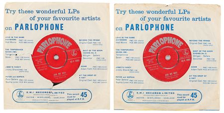 Lot #7003 Beatles (2) Signed Parlophone ‘Please Please Me’ 7-Inch Single Records - Image 4