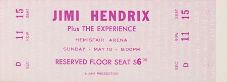Lot #7106 Jimi Hendrix Experience 1970 Concert