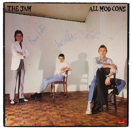 Lot #7398 The Jam Signed Album - All Mod Cons