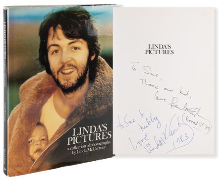 Lot #7025 Paul and Linda McCartney Signed Book - Linda's Pictures: A Collection of Photographs - Image 1
