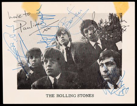 Lot #7116 Rolling Stones Signed Decca Records