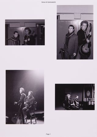 Lot #7371 Simon and Garfunkel (4) Early Negatives by Chuck Boyd - Sold with Copyright - Image 2