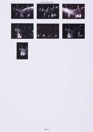 Lot #7222 Led Zeppelin (25) Concert Negatives from The Summit in Houston, Texas (May 21, 1977) - Sold with Copyright - Image 3