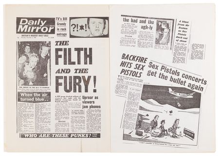 Lot #7402 Sex Pistols 1976 Promotional Press Pack - From the Skum Punk Fanzine Collection - Image 3