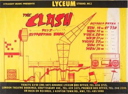Lot #7391 The Clash 1981 Lyceum Ballroom Concert