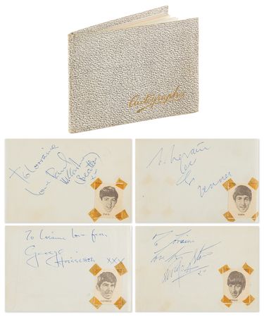 Lot #7012 Beatles Signatures - Obtained on the Set