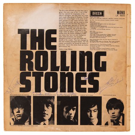 Lot #7117 Rolling Stones Signed Debut Album