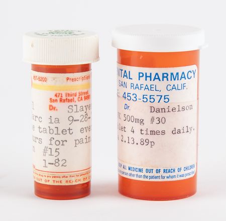 Lot #7163 Jerry Garcia's Empty Prescription Pill Bottles (2) - Image 2