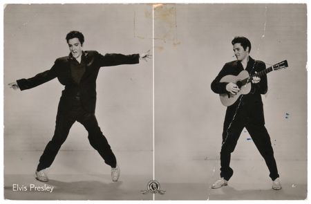 Lot #7254 Elvis Presley Signed Postcard Photograph - Image 3