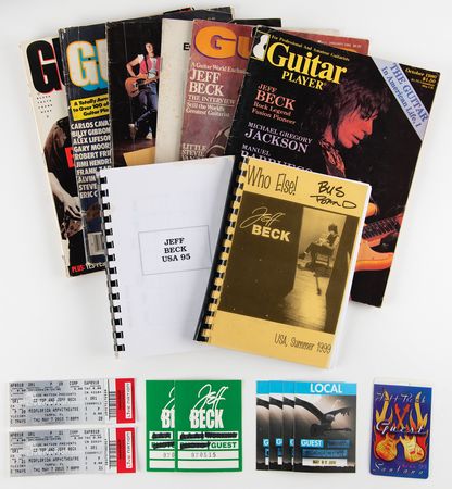 Lot #7261 Jeff Beck Collection of (6) Autograph Letters Signed to a Secret Romantic Correspondent - 