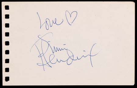 Lot #7102 Jimi Hendrix Signature