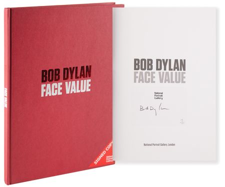 Lot #7092 Bob Dylan Signed Book - Face Value (Ltd.