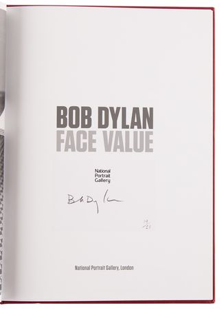 Lot #7092 Bob Dylan Signed Book - Face Value (Ltd. Ed. #19/21) - Image 4