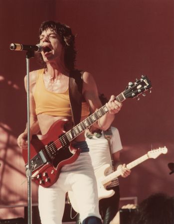 Lot #7502 Mick Jagger Oversized Original
