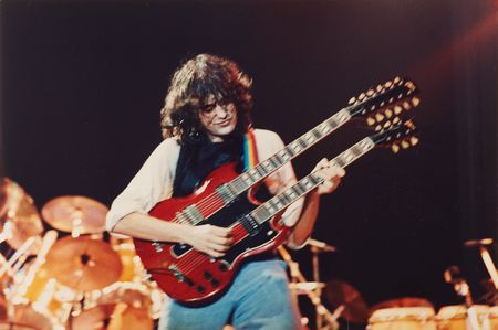 Lot #7236 Jimmy Page Oversized Original Photograph