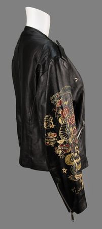 Lot #7466 David Bowie: Gail Ann Dorsey's John Richmond Leather Jacket - Worn on the Cover of Her Debut Album, The Corporate World - Image 5