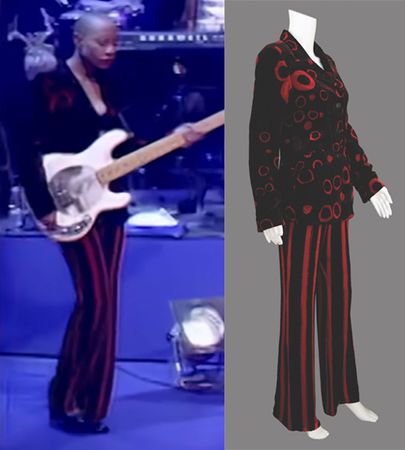 Lot #7465 David Bowie: Gail Ann Dorsey's Stage-Worn agnès b. Suit Ensemble from BBC Two's Later... with Jools Holland (September 20, 2002) - Image 8