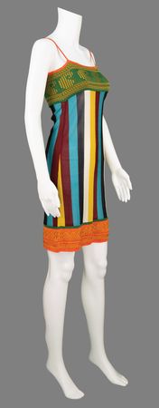 Lot #7467 David Bowie: Gail Ann Dorsey's Stage-Worn Jean Paul Gaultier Dress from the Special Rai Concert, 1,2,3 Soleils (1998) - Image 2