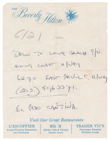 Lot #7310 AC/DC: Bon Scott Autograph Archive of (7) Letters and Cards, with Commentary on Touring, Drinking, and Aerosmith - Image 13